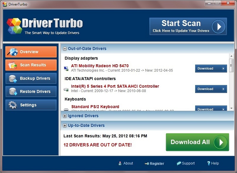 DriverTurbo screenshot